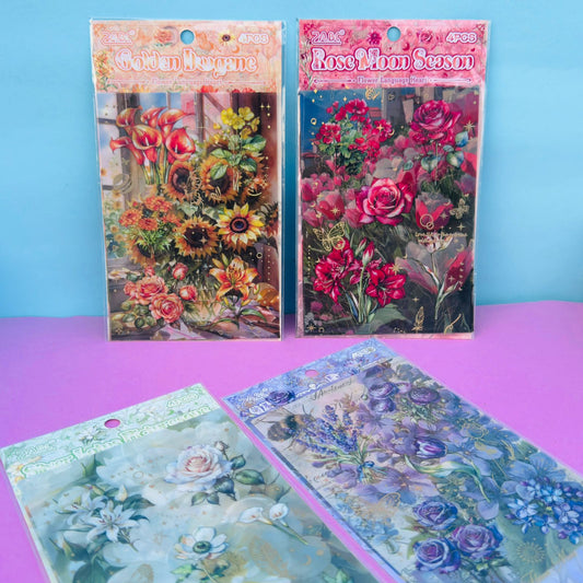 Floral Sticker Sheets