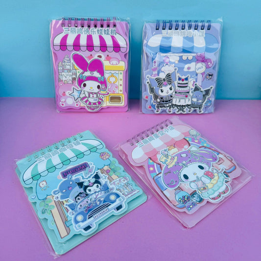Kuromi Stickers & Notepad