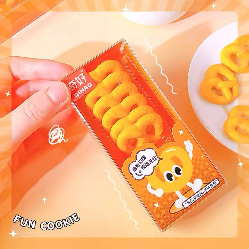 Fun Cookie Eraser - Pack of 6