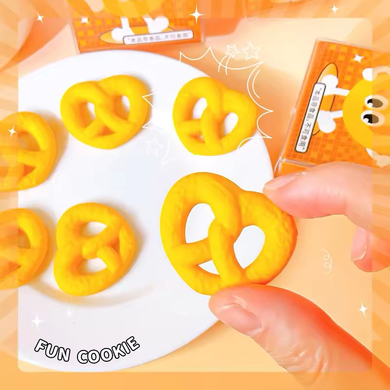 Fun Cookie Eraser - Pack of 6