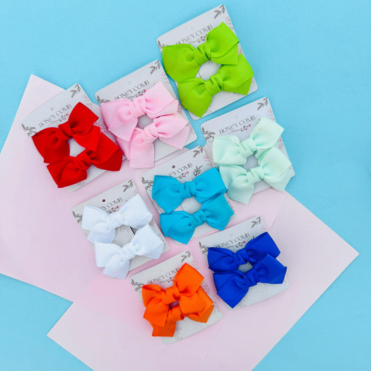 Macron Satin - Hair Bows