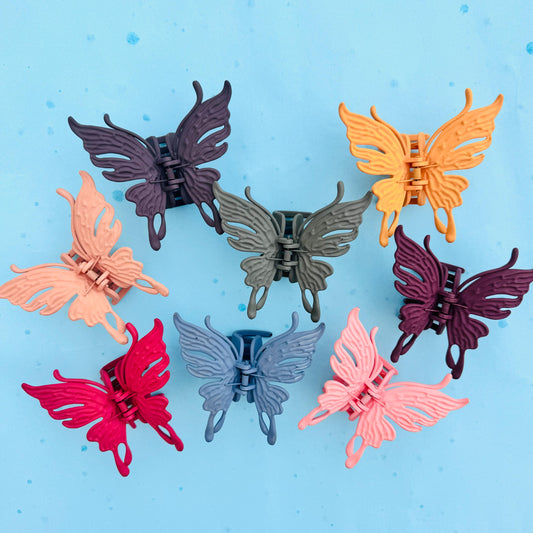Matte Butterfly - Hair Claw