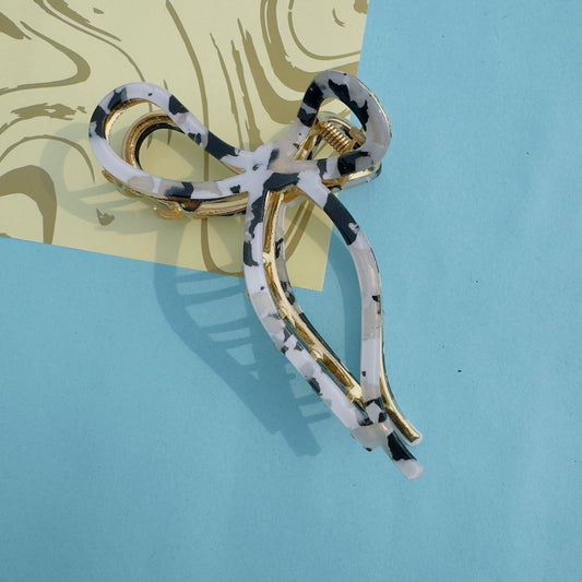 Metal Sheet Bow - Hair Claw