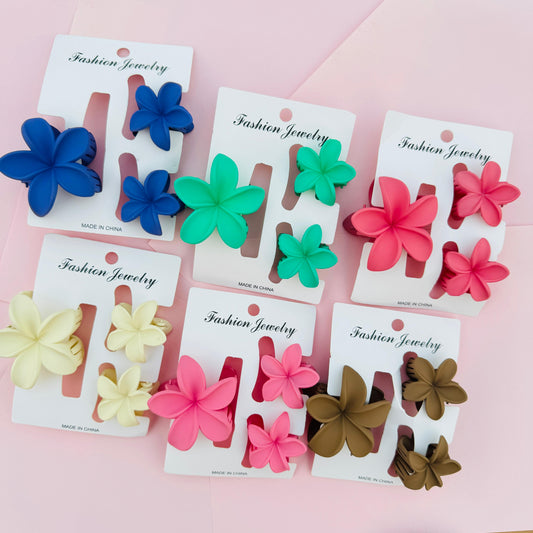 Lotus Matte Hair Claws - (Style 2)