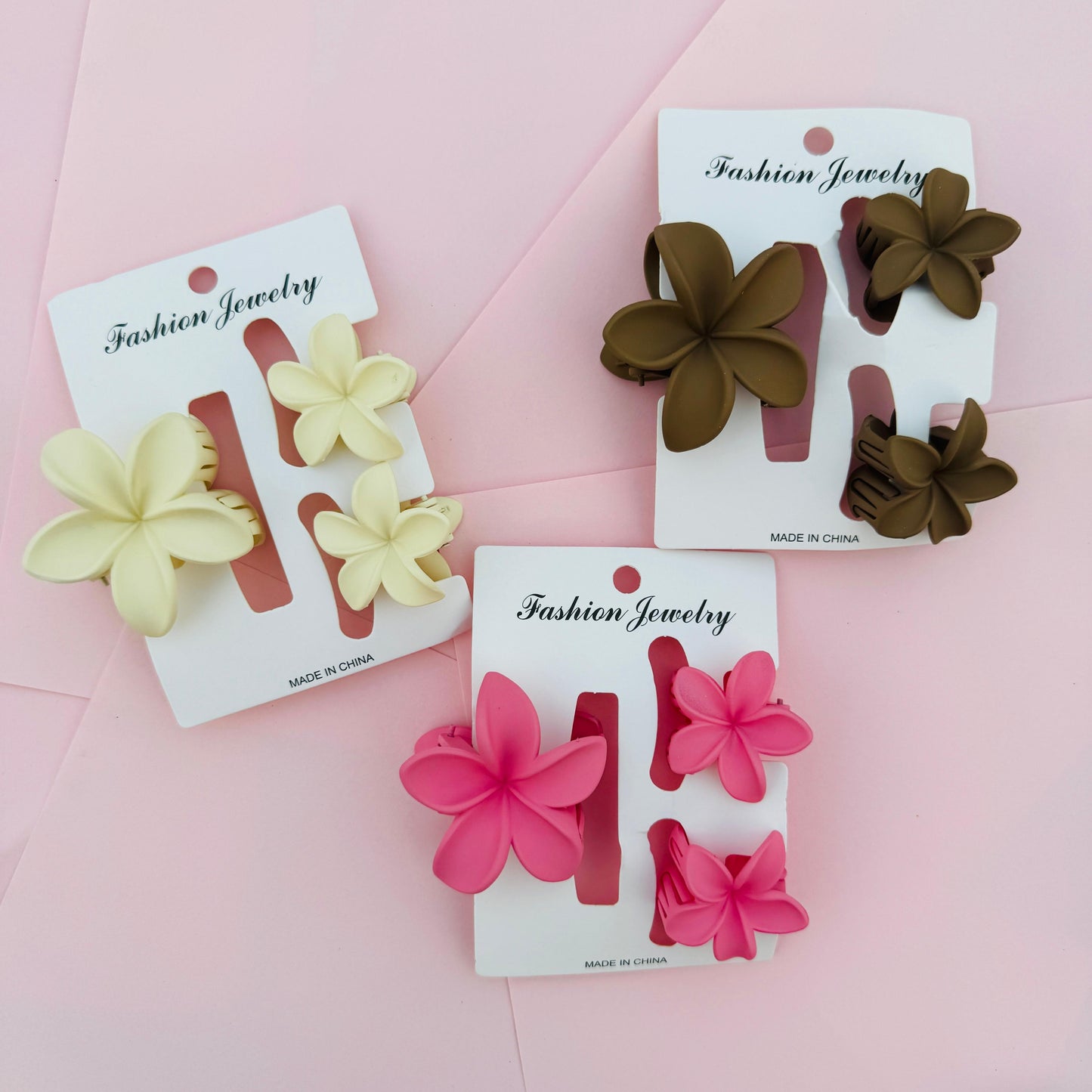 Lotus Matte Hair Claws - (Style 2)