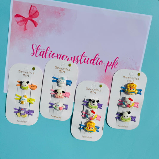 Sanrio Hair Pins - Set of 3