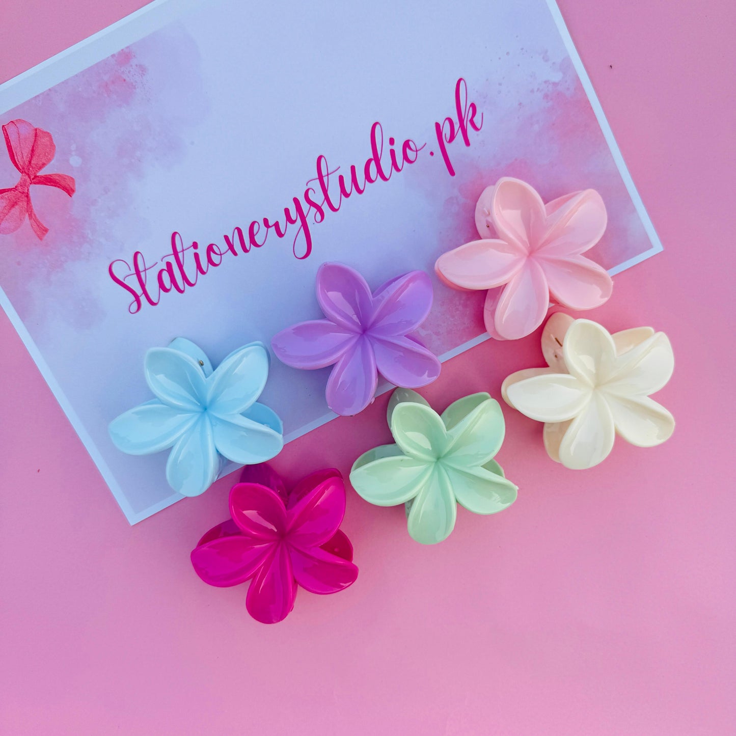 Pastel Lotus - Hair Claw (Large)