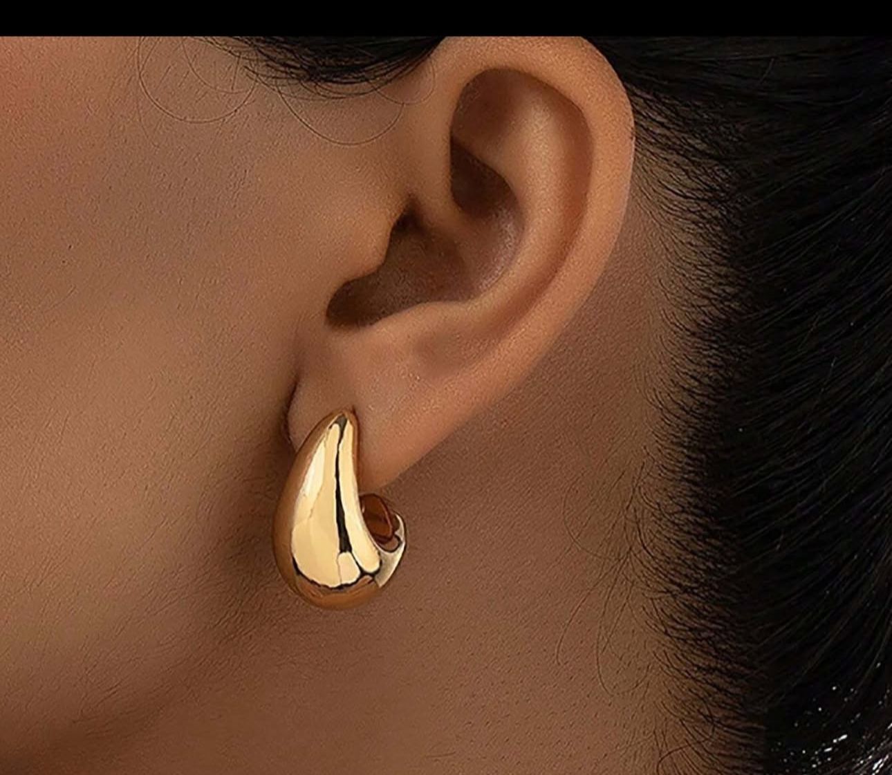 Crescent Moon - Hoops (STYLE 2)