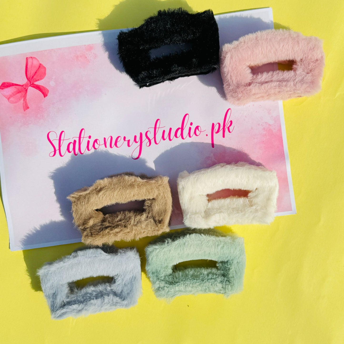 Korean Plush - Hair Claw (Style 2)