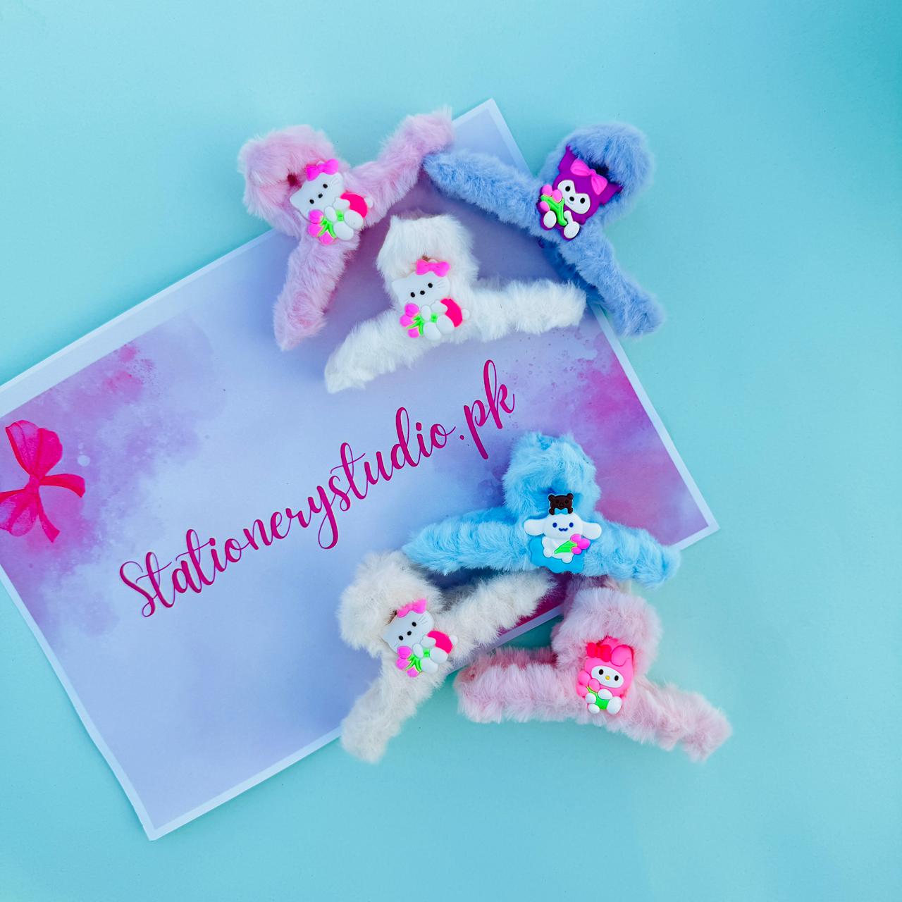 Kuromi Fluffy - Hair Claw