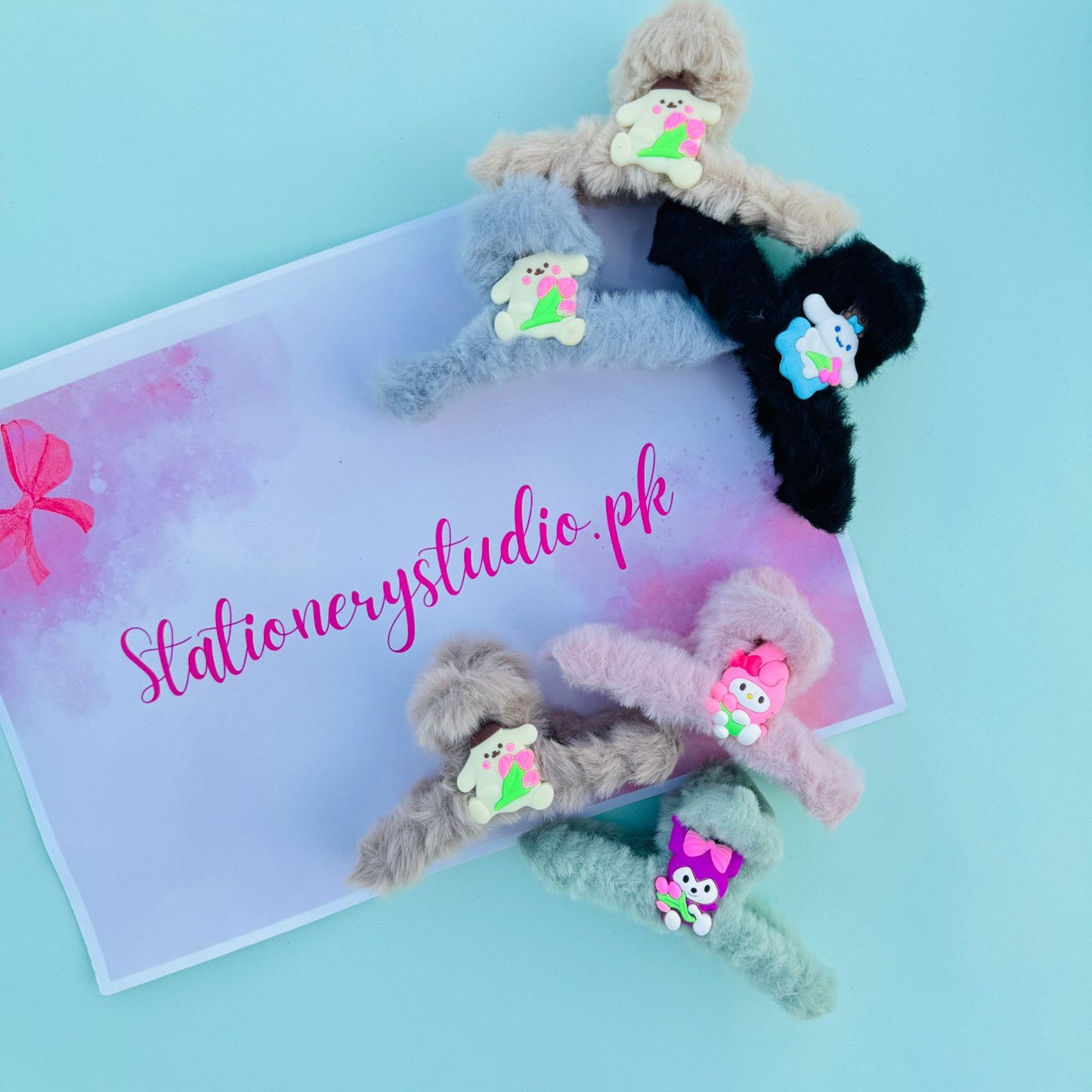 Kuromi Fluffy - Hair Claw (Style 2)