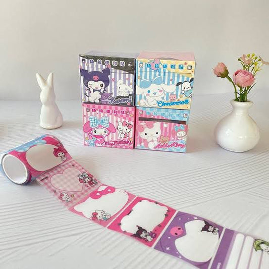 Kuromi Peel Off - Sticky Note Roll