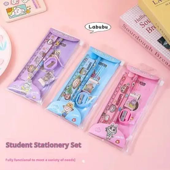 Labubu Pouch - Stationery Set