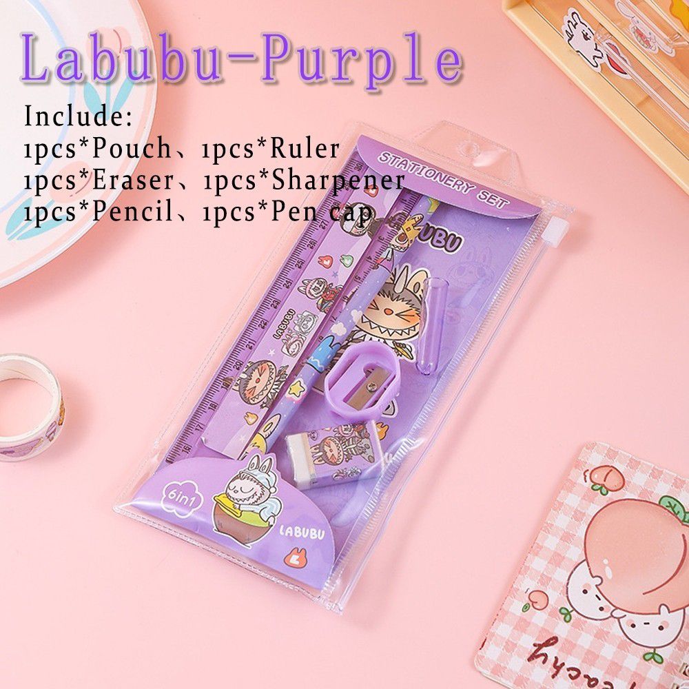 Labubu Pouch - Stationery Set