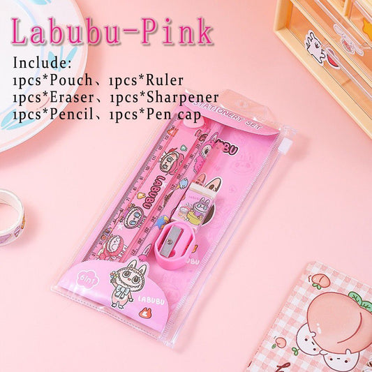 Labubu Pouch - Stationery Set