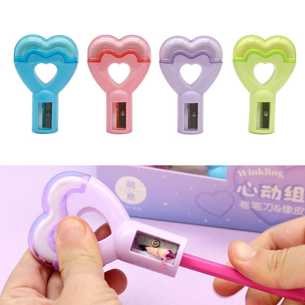 Heart Pop Eraser & Sharpener