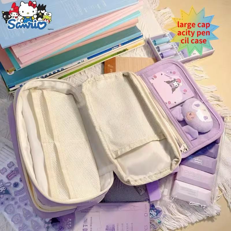 Kuromi Canvas Plushie Toy - Pouch