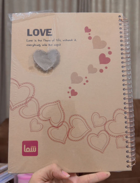 Heart Crafted - Spiral notebook