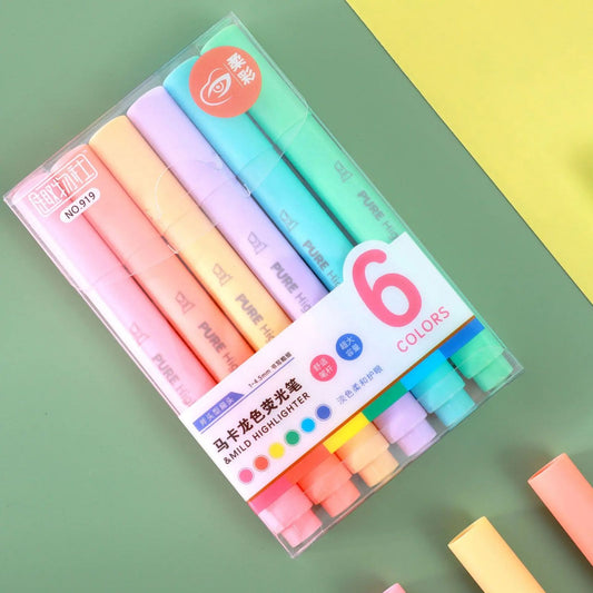 Pastel Highlighters - Set of 6