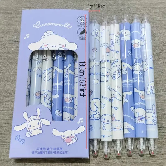 Cinnamoroll Press Gelpen - Set of 6