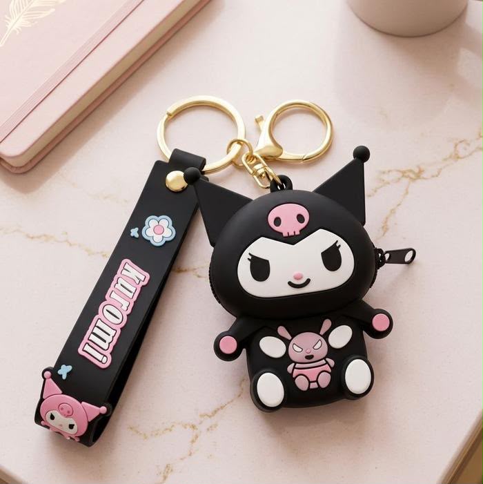 Kuromi Coin Pouch - Keyring