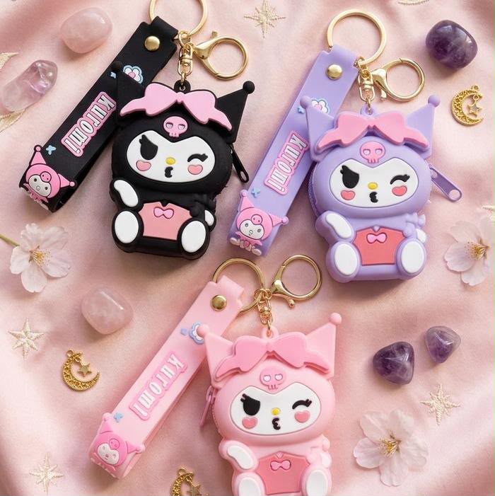 Kuromi Coin Pouch - Keyring