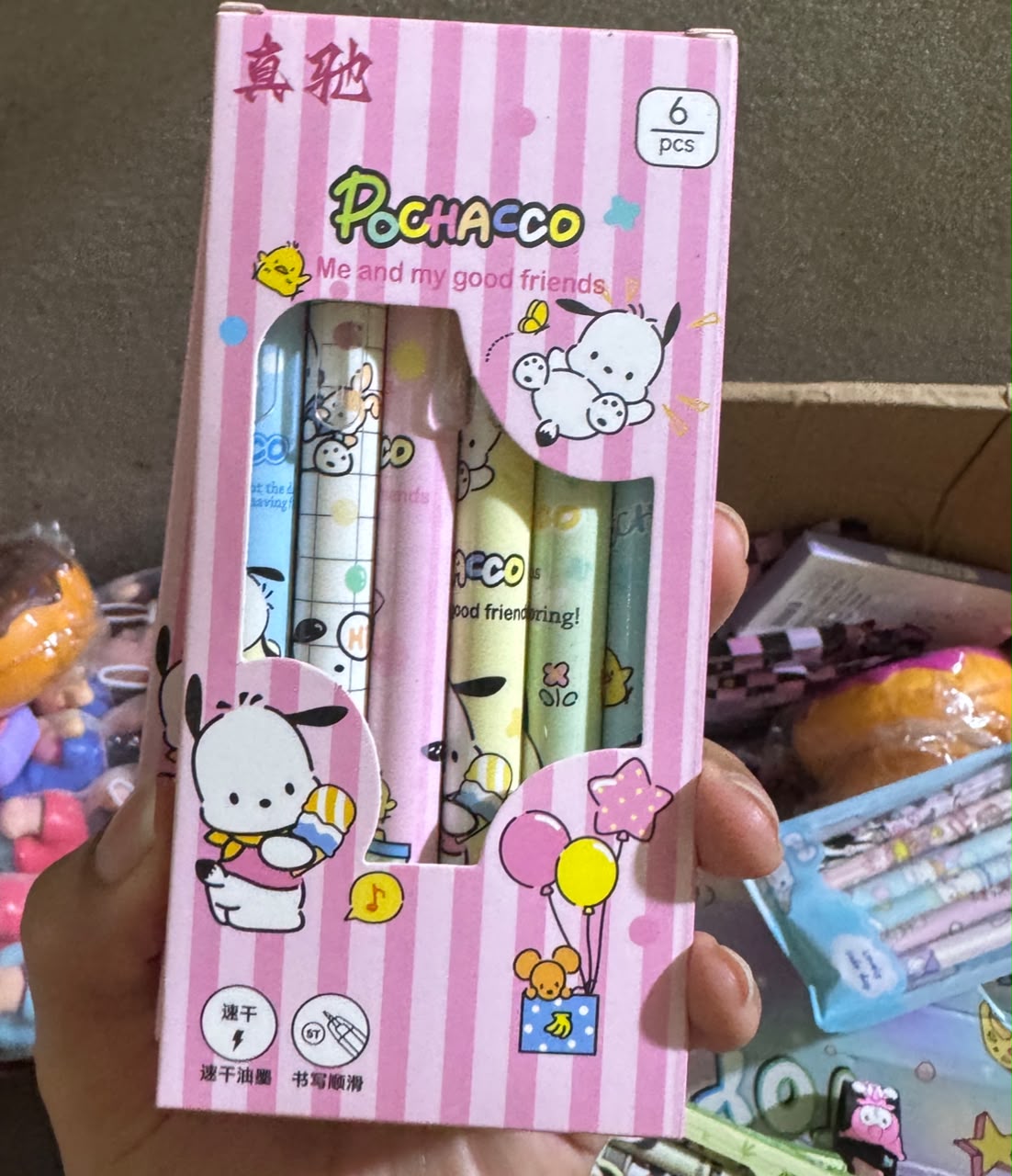 Sanrio Press Gelpen - Set of 6