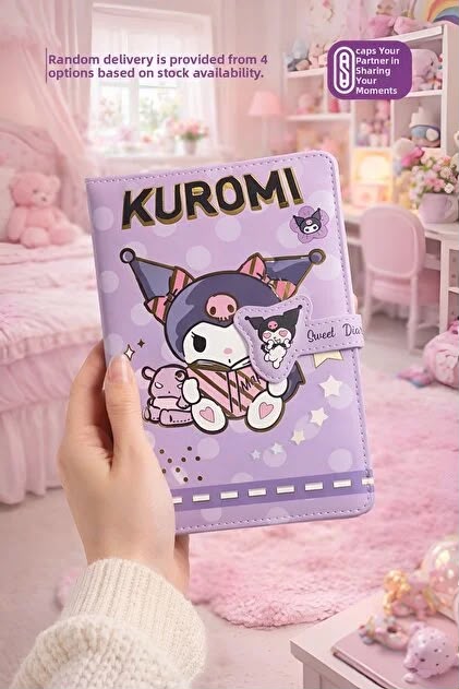 Kuromi Gold Foiled Magnetic - Notebook/Journal
