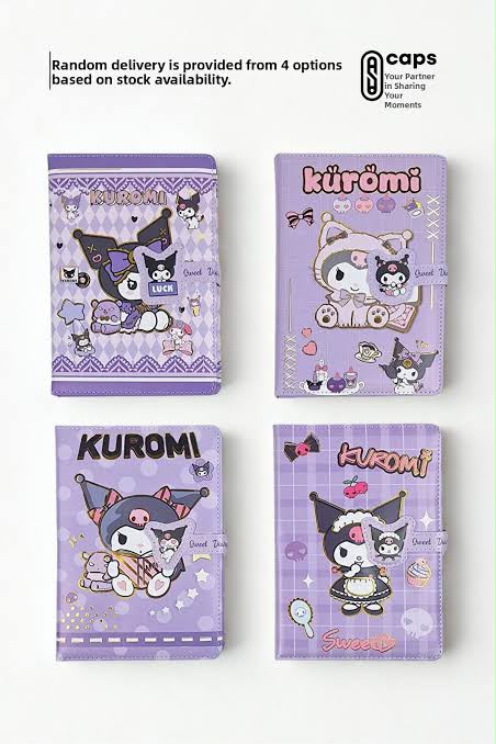 Kuromi Gold Foiled Magnetic - Notebook/Journal