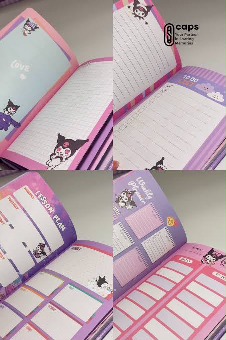 Kuromi Gold Foiled Magnetic - Notebook/Journal