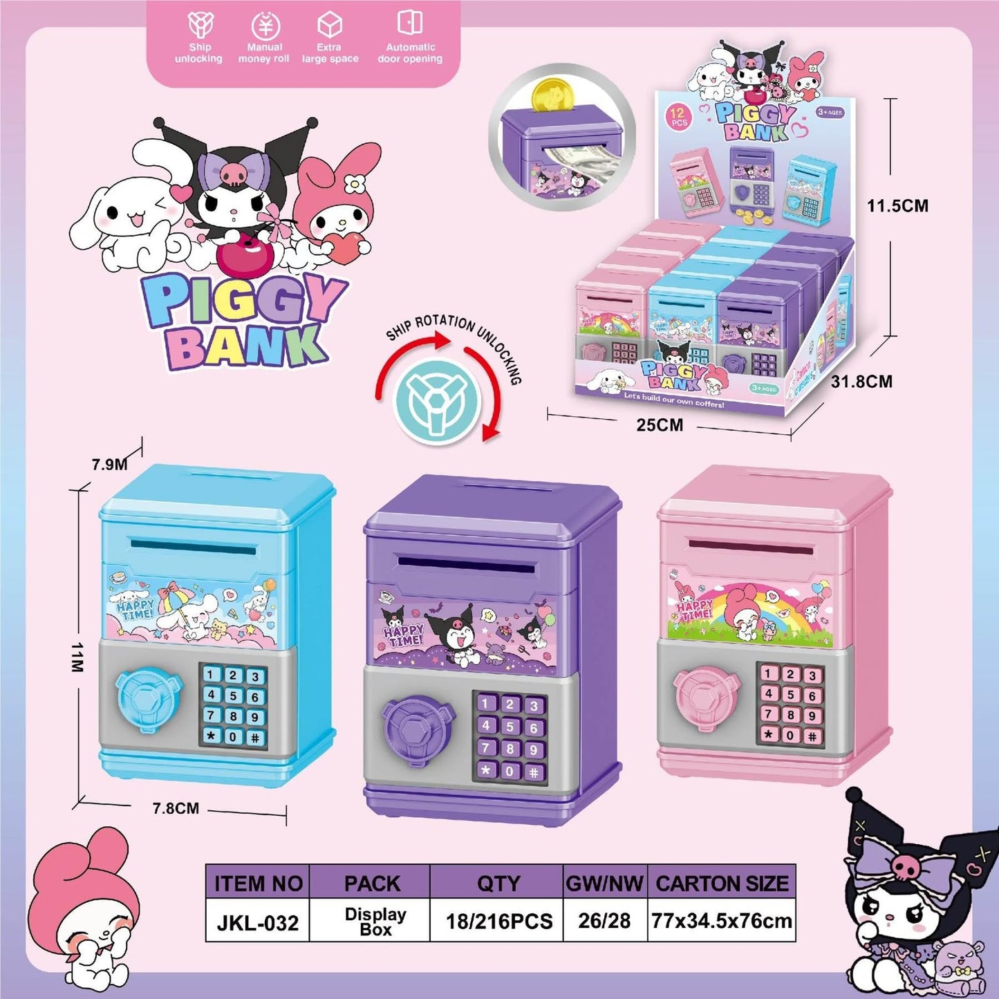 Kuromi - Money Bank