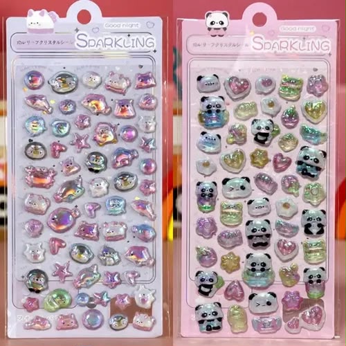 Sparkling 3d Pop - Stickers