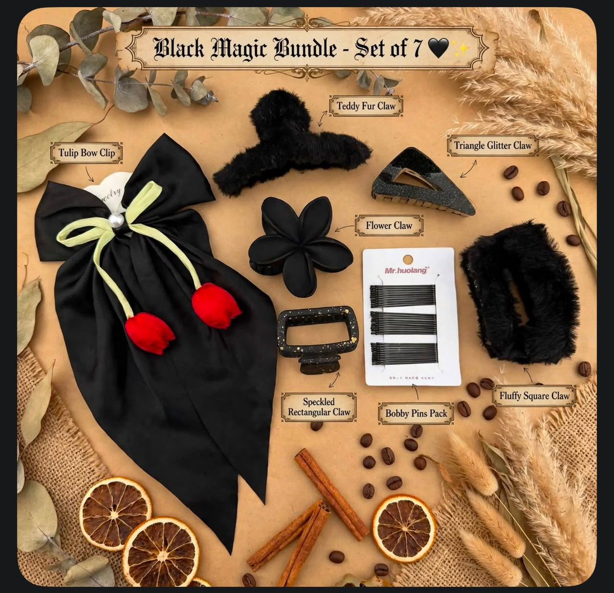 Black Accessories - Bundle