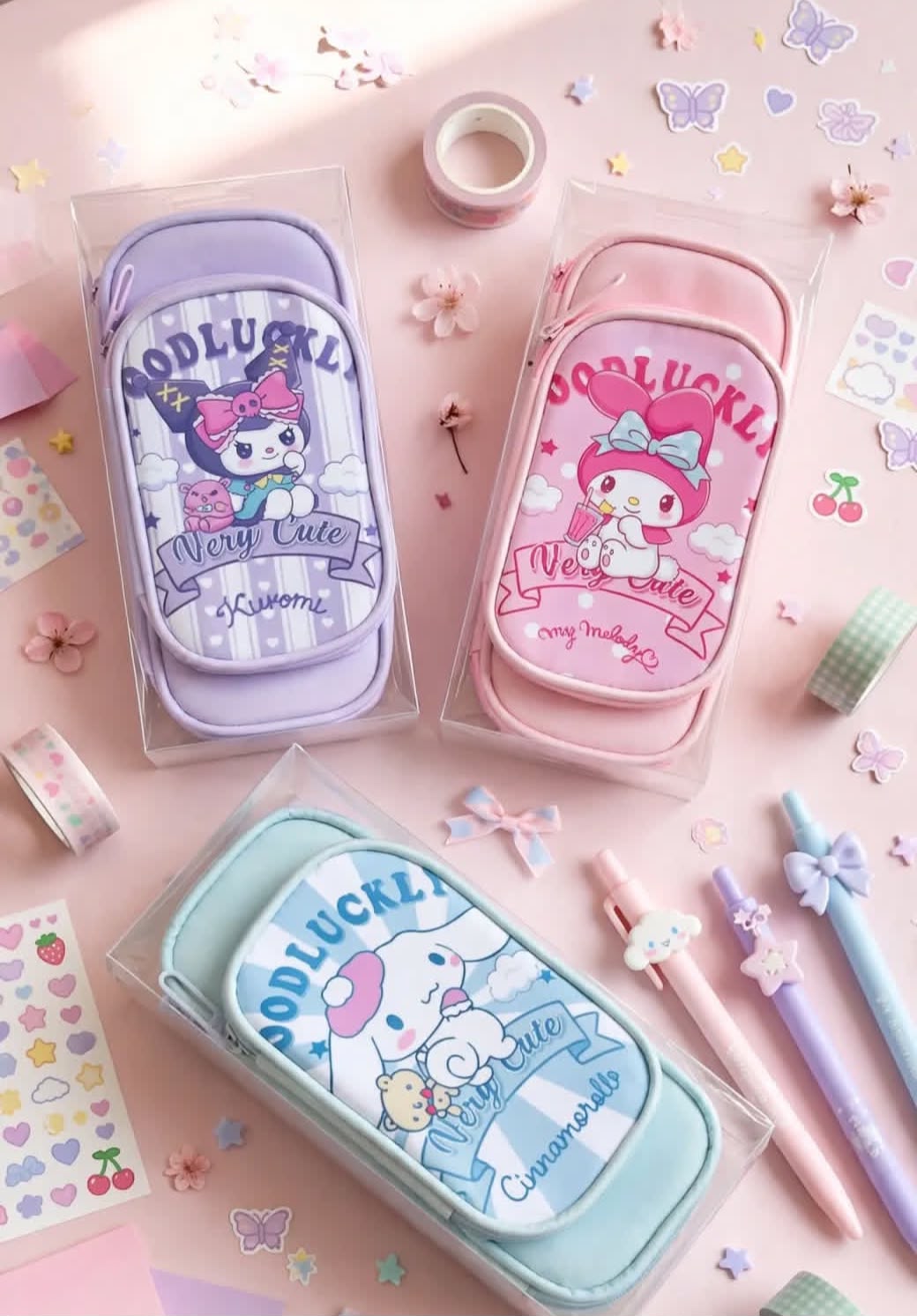 Sanrio Character Large Capacity - Pouch