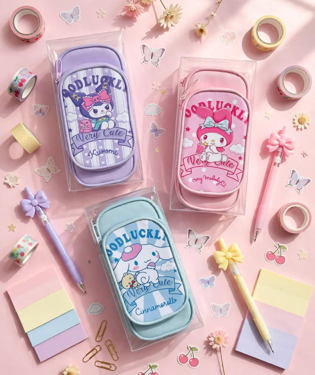 Sanrio Character Large Capacity - Pouch