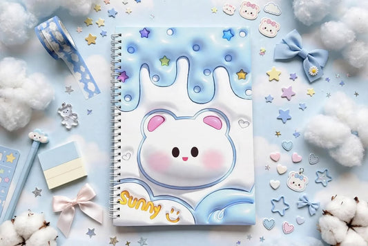 Bunny Sunny 3D - Notebook/Journal (B5)