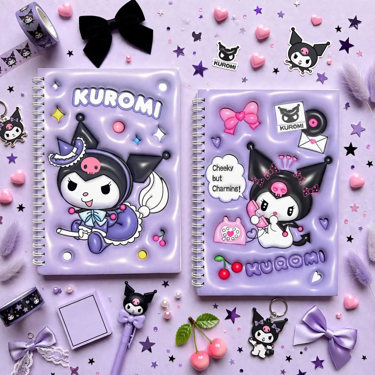 Kuromi Spiral - Notebook/Journal