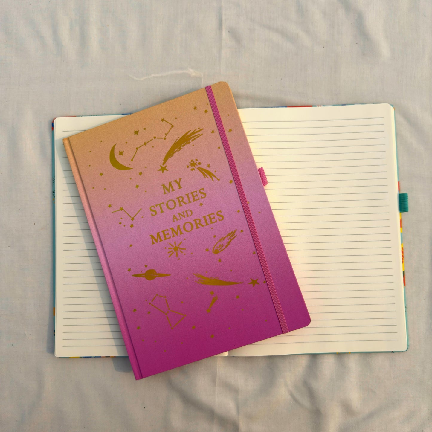 My Stories and Memories Gold Foiled A4 Foiled - Notebook / Journal