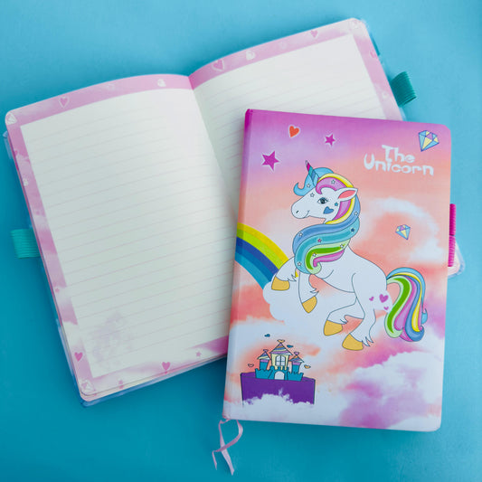 Pink Unicorn Foiled - Notebook / Journal