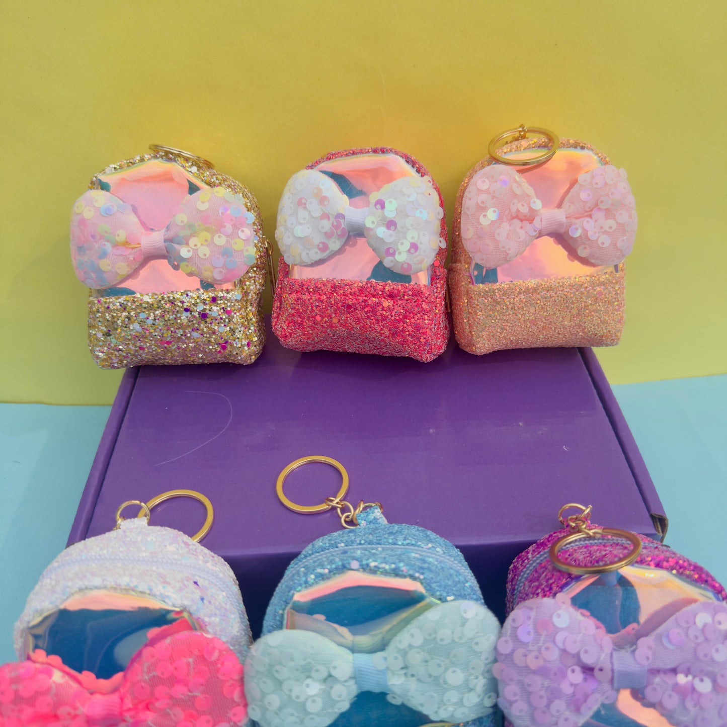 Glittery Bow - Coin Pouch