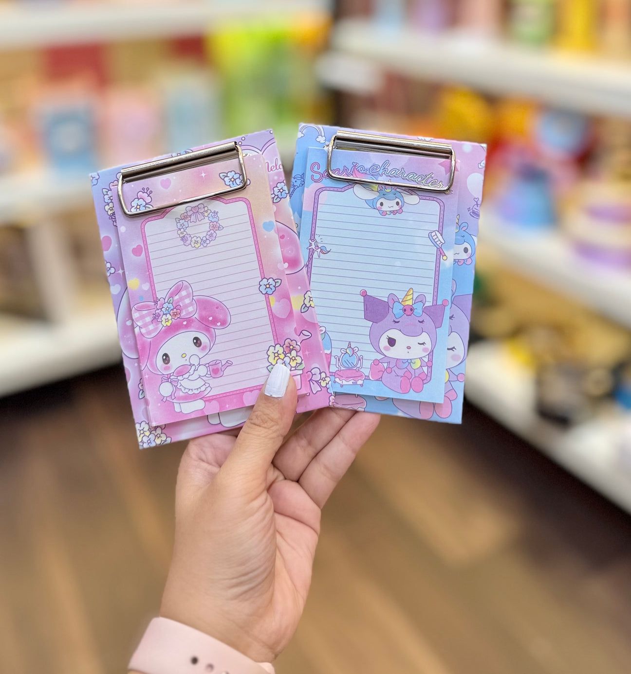 Kuromi - Clipboard Notepad Set