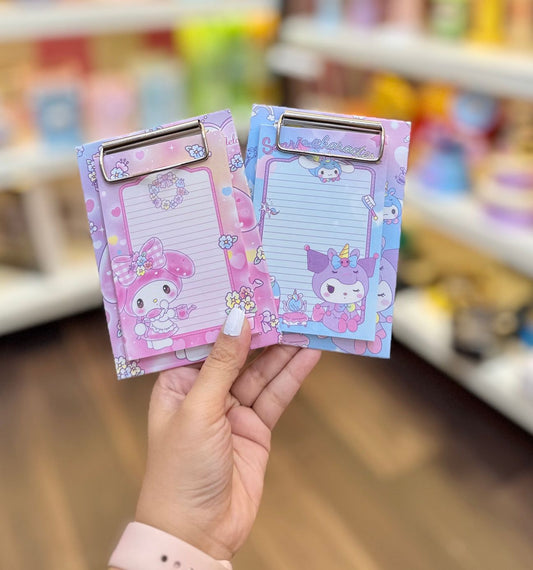Kuromi - Clipboard Notepad Set