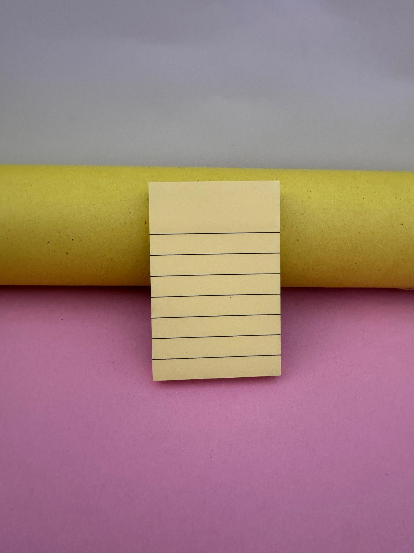 Yellow Lined - Sticky notes - STATIONERYSTUDIO