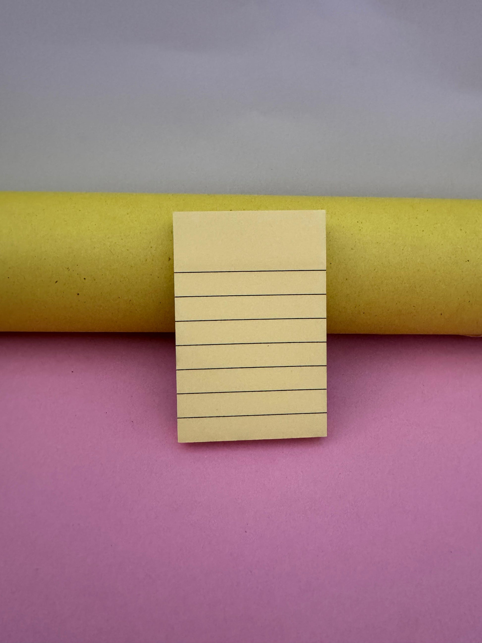 Yellow Lined - Sticky notes - STATIONERYSTUDIO