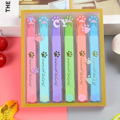 CAT'S PAW - HIGHLIGHTERS SET OF 6