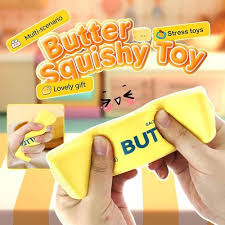 Viral Butter Squishy Stress Toy – Soft & Slow Rising Fidget Toy for Kids & Adults