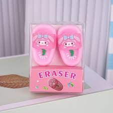 Melody Slipper Eraser - Set of 2