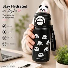 Pookie panda dual sip - water bottle