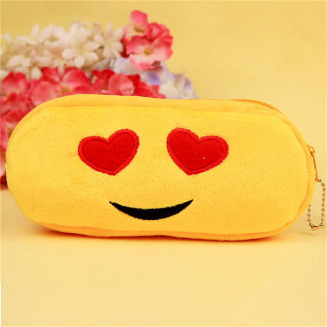 EMOJI SMILEY PLUSH - POUCH