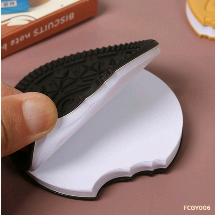 Oreo Cookie Scented Notebook - Chocolate Sandwich Cookie Design